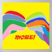 Amerikaanse gebarentaal meer poster (Voorkant)