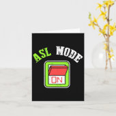 Amerikaanse gebarentaal vraagt om doofbewustzijn kaart (Gele Bloem)