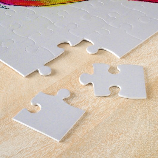 Amerikaanse gebarentaal waar ik van hou legpuzzel (Zijkant)