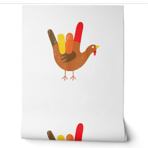 Amerikaanse gebarentaal waar ik van hou: Thanksgiv Behang
