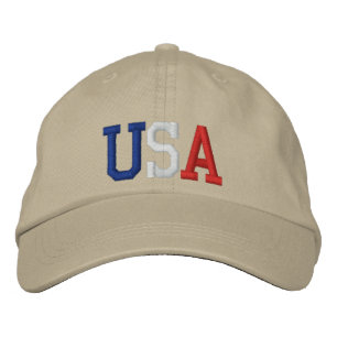 Amerikaanse geborduurde pet