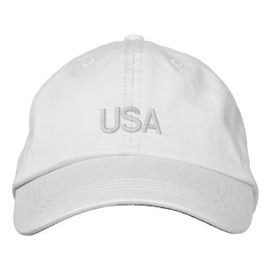 Amerikaanse geborduurde witte Pet