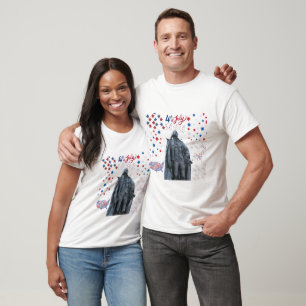 Amerikaanse Geest Schitter wit T-shirt