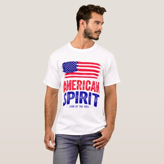 Amerikaanse geest t-shirt (Voorkant volledig)