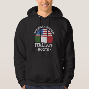 Amerikaanse Gegroeide Italiaanse Roots USA Italië Hoodie