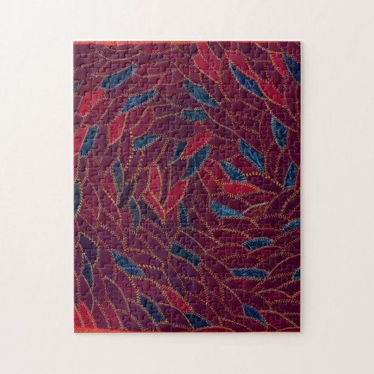 Amerikaanse gekke quilt legpuzzel (Verticaal)