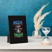 Amerikaanse gekweekte Ierse wortels St. Patrick's Fotoplaat (Zijkant)