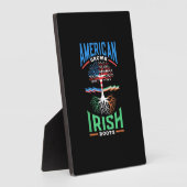 Amerikaanse gekweekte Ierse wortels St. Patrick's Fotoplaat (Zijkant)
