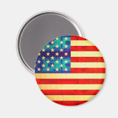 Amerikaanse geld vlag magneet (Voorkant / Achterkant)