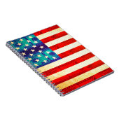 Amerikaanse geld vlag notitieboek (Rechterzijde)