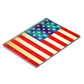 Amerikaanse geld vlag notitieboek (Linkerzijde)