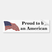 Amerikaanse Gem-Bumpersticker Bumpersticker (Voorkant)