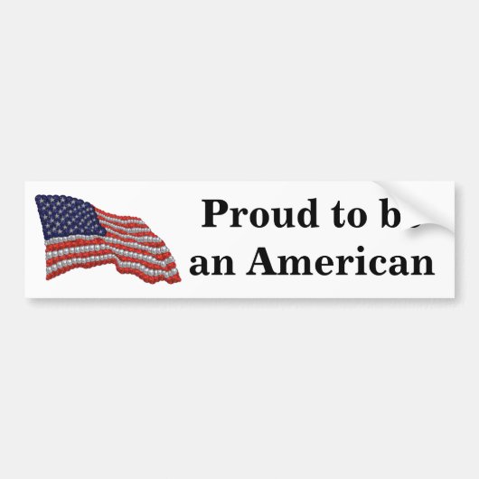 Amerikaanse Gem-Bumpersticker Bumpersticker (Voorkant)