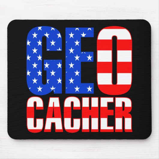 Amerikaanse Geocacher Muismat (Voorkant)