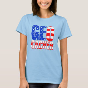 Amerikaanse Geocacher T-shirt