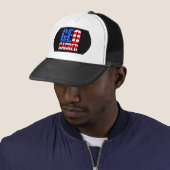 Amerikaanse Geocacher Trucker Pet (In situ)