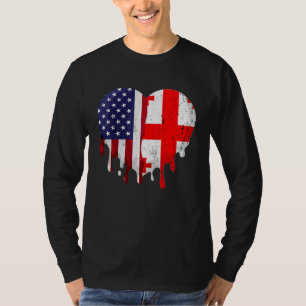 Amerikaanse Georgische erfgoedmaand Georgische vla T-shirt