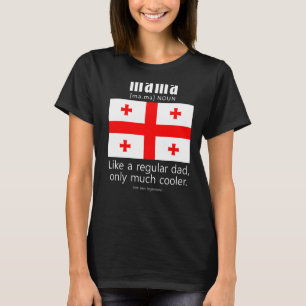 Amerikaanse Georgische patriotvlagvaders Dag Georg T-shirt