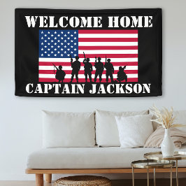 Amerikaanse gepersonaliseerde afstudeerkaart van h spandoek
