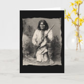 -Amerikaanse Geronimo Apache Kaart (Gele Bloem)
