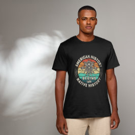 Amerikaanse geschiedenis begint met inheemse gesch t-shirt