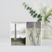 Amerikaanse geschiedenis briefkaart (Staand voorkant)