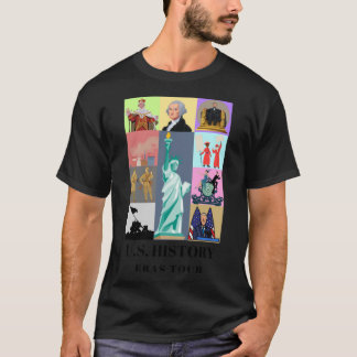 Amerikaanse geschiedenis Erasour-familie T-shirt