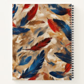 Amerikaanse geschiedenis - Etherische veer werveli Notitieboek (Achterkant)