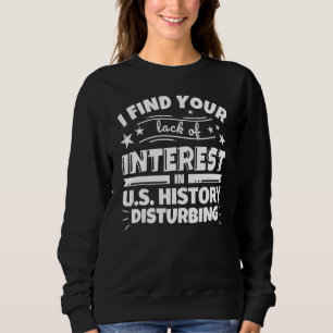 Amerikaanse Geschiedenis Grappig Gebrek aan Intere Trui
