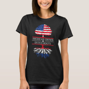 Amerikaanse geteeld met Nederlandse wortels USA Fl T-shirt