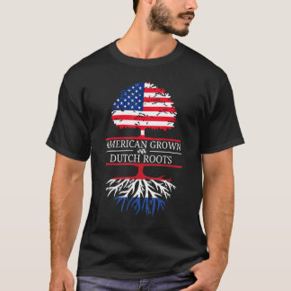 Amerikaanse geteeld met Nederlandse wortels USA Fl T-shirt