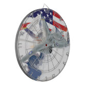 Amerikaanse gevechtsjager dartbord (Voorkant Links)