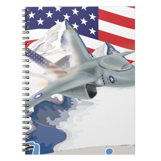 Amerikaanse gevechtsjager notitieboek (Voorkant)