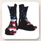 Amerikaanse gevechtsschoenen bier onderzetter (Voorkant)