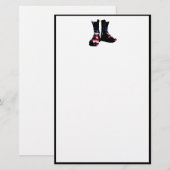 Amerikaanse gevechtsschoenen briefpapier (Voorkant / Achterkant)