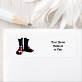 Amerikaanse gevechtsschoenen etiket (Insitu)