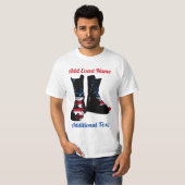 Amerikaanse gevechtsschoenen t-shirt (Voorkant volledig)