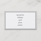 Amerikaanse gevechtsschoenen visitekaartje (Achterkant)