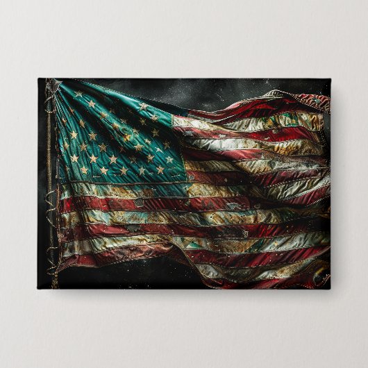 Amerikaanse gevechtsvlag button (Voorkant)