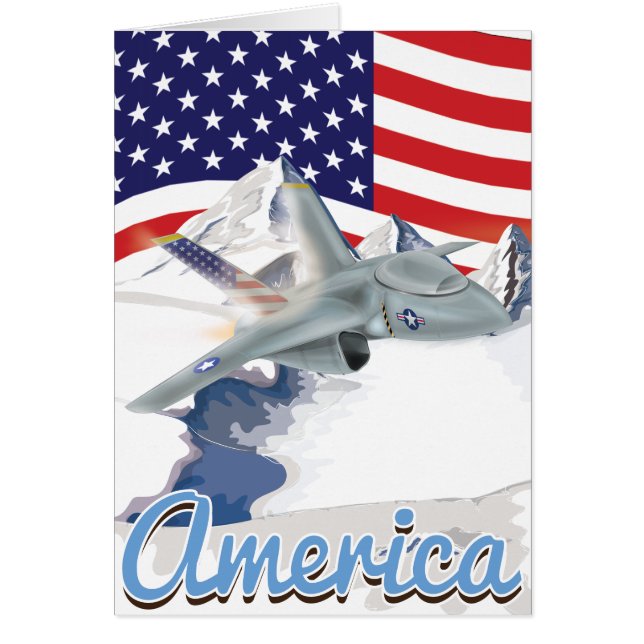 Amerikaanse gevechtsvliegtuig (Voorkant)
