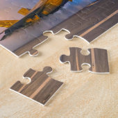 AMERIKAANSE GEVECHTSVLIEGTUIG "MONTAGE" LEGPUZZEL (Zijkant)