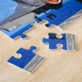 AMERIKAANSE GEVECHTSVLIEGTUIG "MONTAGE" LEGPUZZEL (Zijkant)