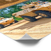 AMERIKAANSE GEVECHTSVOERTUIGEN "MONTAGE" POSTER (Hoek)