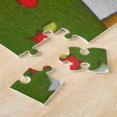 Amerikaanse gezinslegpuzzel legpuzzel (Zijkant)