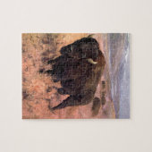 Amerikaanse gif van CE Swan,  buffeldieren Legpuzzel (Horizontaal)