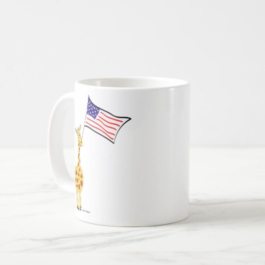 Amerikaanse Giraffe Koffiemok (Voorkant links)