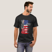 Amerikaanse gitaar sinds 2003 t-shirt (Voorkant volledig)