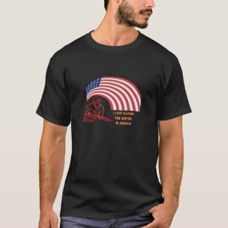 amerikaanse gitaar t-shirt