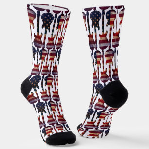 Amerikaanse gitaren Patriotic Sokken