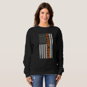 Amerikaanse Glassblower USA Flag Glassbans Trui (Voorkant volledig)